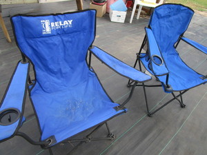 lot 143 image: Folding Camp Chairs