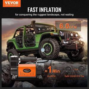 lot 3 image: Vevor 12V Heavy Duty Air Compressor