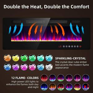 lot 11 image: Zionheat 50 Electric Wall Fireplace