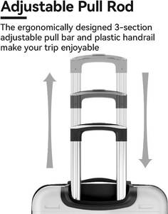 lot 13 image: Powforlife 28 Lightweight Suitcase