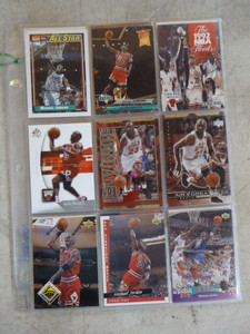 lot 31 image: 27 Different Michael Jordan Cards