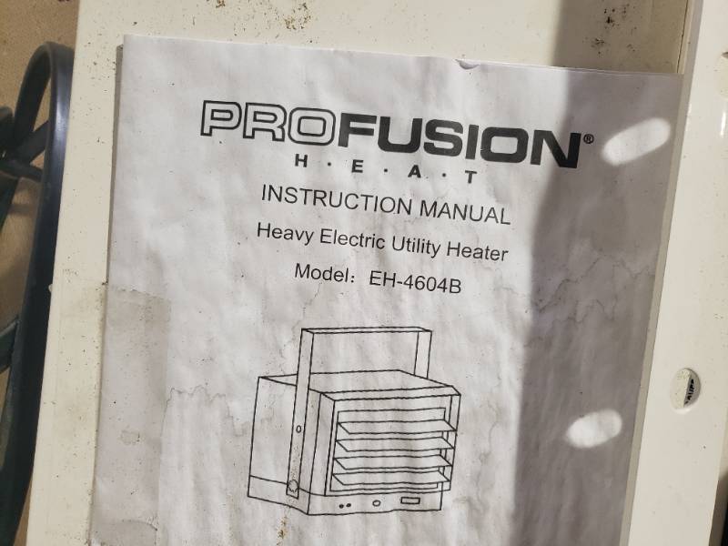 ProFusion Electric Utility Heater EH-4604B | Household, Decor, Garage  Items, Tools and More | K-BID