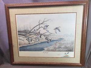 lot 151 image: The Farm Creek Art Print by Carl J. Melichar