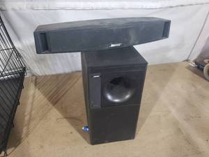 lot 181 image: Bose Bass Speaker and Center Speaker