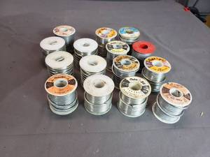 lot 17 image: Rolls of Solder