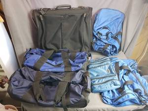 lot 81 image: Garment Bag and Duffle Bags