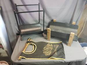lot 98 image: Firewood Racks and Carrier