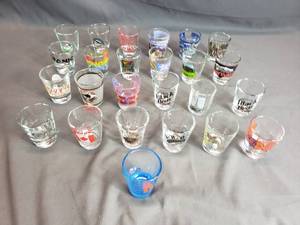 lot 116 image: 25 Shot Glasses
