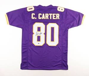 Daunte Culpepper Autographed Signed Autograph Xl Custom Jersey JSA  Certified Minnesota Auto