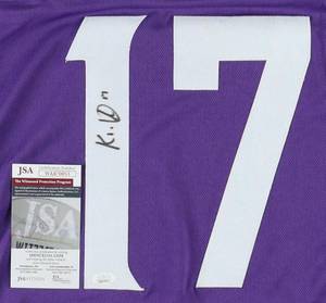 lot 10 image: K. J. Osborn Signed Minnesota Vikings Pro Style Jersey JSA Authenticated