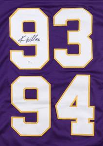 lot 20 image: Kevin Williams Signed Minnesota Vikings Pro Style Jersey JSA Authenticated