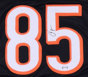 lot 38 image: Chad Ocho Cinco Johnson Signed Cincinnati Bengals Retro Pro Style Jersey PSA Authenticated