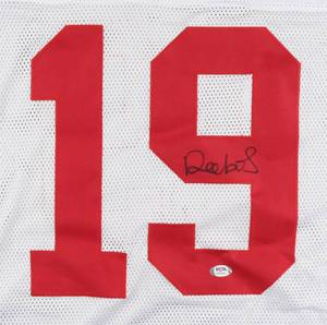 lot 43 image: Deebo Samuel Signed San Francisco 49ers Pro Style Jersey PSA Authenticated