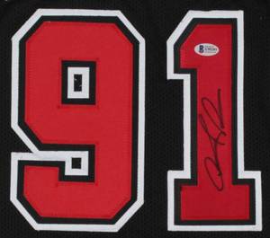 lot 54 image: Dennis Rodman Signed Chicago Bulls Pro Style Jersey Beckett COA