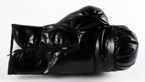 lot 62 image: Sugar Ray Leonard Signed Everlast Boxing Glove Beckett COA