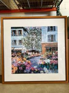 lot 23 image: Beautiful Large 36 x 36 Framed Print