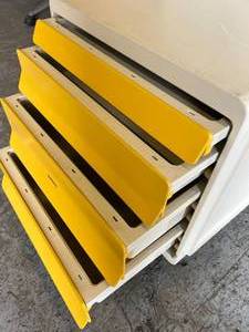 lot 26 image: MSRP $1250 Heavy Duty 4 Drawer Storage Medical Utility Cart - Good Condition