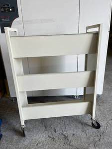 lot 68 image: MSRP $500 Bretford Single-Sided Access Book Truck Cart Trolley - Great Condition