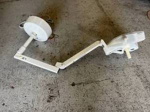 lot 78 image: MSRP $3600&nbspBurton Outpatient II Examination Light Single Ceiling Mount -emits a high coloring index (94) and minimal heat output -&nbspRecently Removed From Working Environment 1st Picture Is A Stock Photo