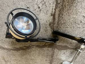 lot 79 image: MSRP $6000 Ceiling Mount Dual Steris Amsco Examiner 10 Overhead Lights&nbspprovides cool, color corrected light for examination, treatment & emergency areas -&nbspRecently Removed From Working Environment