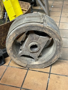 lot 59 image: Wooden Pulley