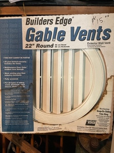 lot 139 image: 22 Round Gable Vent