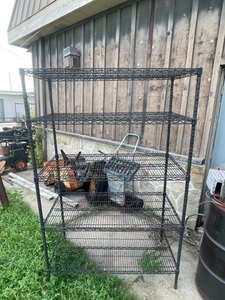 lot 280 image: Metal Shelving Unit