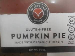 3 Gluten Free Frozen Pumpkin Pies...