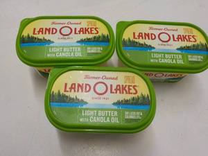 3 - 24 oz Land O Lakes Light Butter...