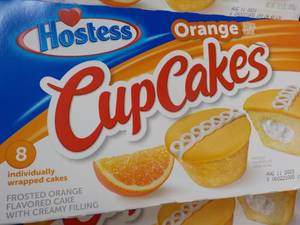 8 ct Box 8 each Hostess Orange Cupc...