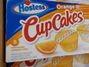 8 ct Box 8 each Hostess Orange Cupc...