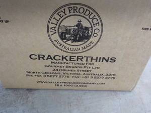 12 ct Valley Products Cracker Thins...
