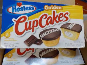 8 ct Box 8 each Hostess Golden Cupc...