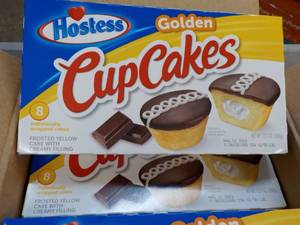 8 ct Box 8 each Hostess Golden Cupc...