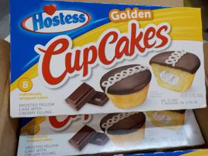 8 ct Box 8 each Hostess Golden Cupc...