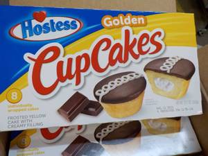 8 ct Box 8 each Hostess Golden Cupc...