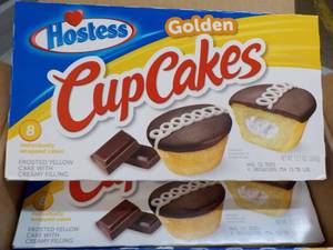 8 ct Box 8 each Hostess Golden Cupc...