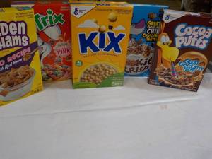 5 Boxes of Cereal- 1 each Golden Gr...