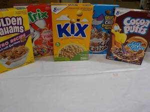 5 Boxes of Cereal- 1 each Golden Gr...