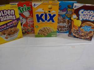 5 Boxes of Cereal- 1 each Golden Gr...