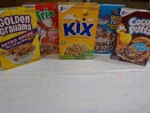 5 Boxes of Cereal- 1 each Golden Gr...