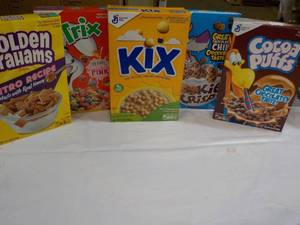 5 Boxes of Cereal- 1 each Golden Gr...