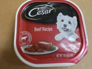 24 ct 3.5 oz Trays Cesar Beef Recip...
