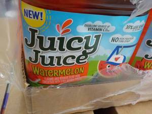 8 - 58oz Bottles Juicy Juice Waterm...