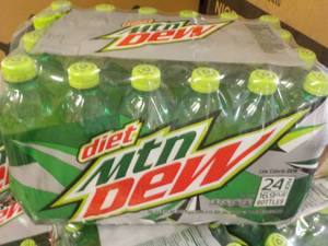 24 pack 16.9 oz Bottles Diet Mounta...