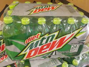 24 pack 16.9 oz Bottles Diet Mounta...