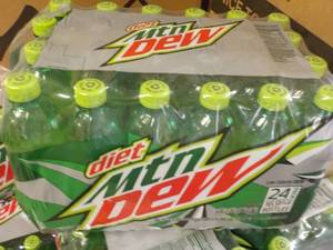 24 pack 16.9 oz Bottles Diet Mounta...