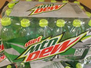 24 pack 16.9 oz Bottles Diet Mounta...