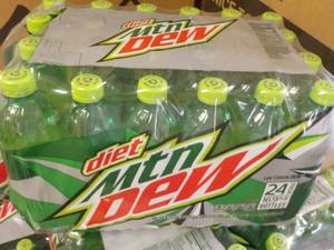 24 pack 16.9 oz Bottles Diet Mounta...