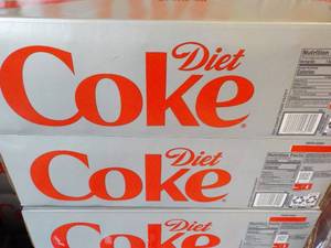 2 - 12 packs Diet Coke past best d...